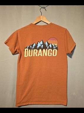 Durango Orange Mountain Sunset Graphic Tee